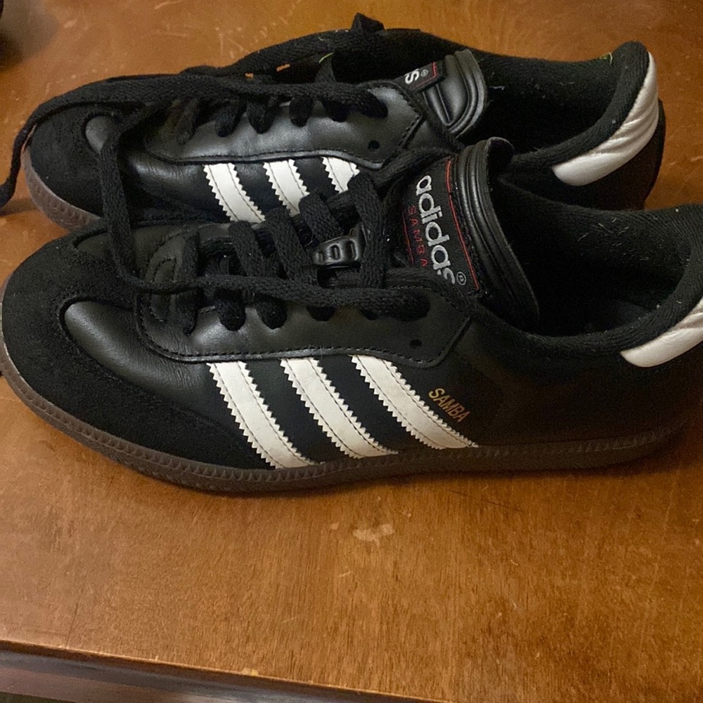 Black Adidas Samba Indoor Soccer Shoes